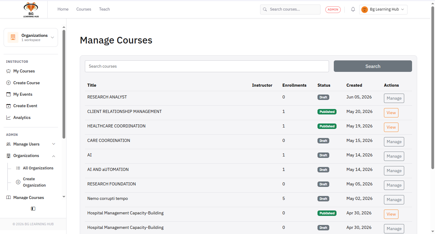 Courses